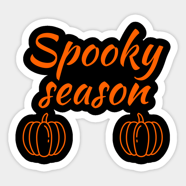 Spooky season Sticker by Word and Saying